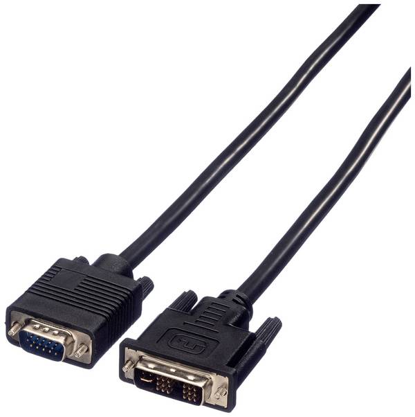 VALUE Monitorkabel DVI(18+5) / VGA M/M, 3 m
