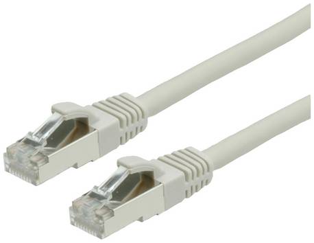 VALUE Patchkabel Cat.6 (Class E) S/FTP (PiMF), LS0H, grijs, 2 m