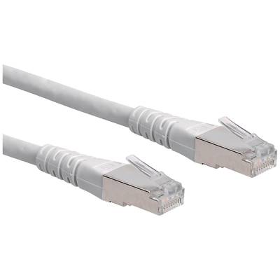Twee grijze Ethernet-kabels met RJ45-connectoren aan beide uiteinden, geschikt voor netwerken of internetverbindingen.