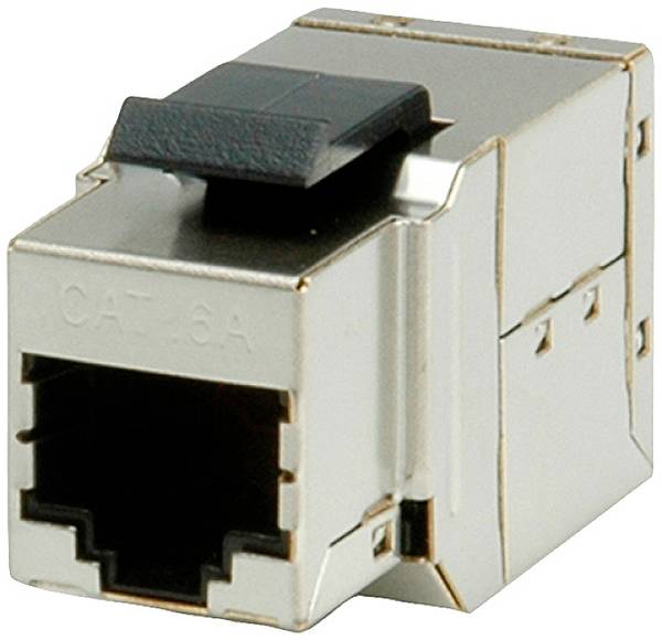 ROLINE RJ45 koppelstuk, Keystone, afgeschermd, Cat.6A (Class EA)