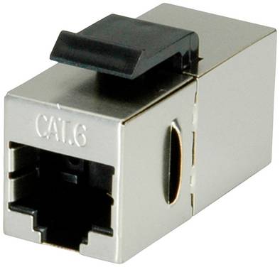 VALUE RJ-45 Koppelstuk, Keystone, afgeschermd, Cat.6 (Class E)