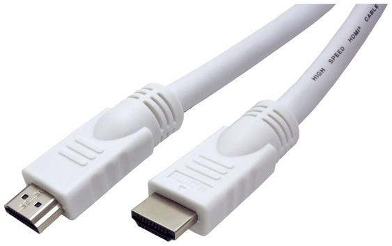 VALUE HDMI High Speed Cable met Ethernet M-M, wit, 15 m