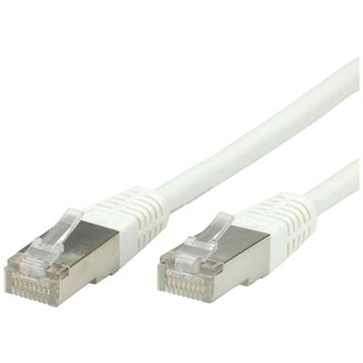Twee witte Ethernet-kabels met RJ-45-connectoren, die worden gebruikt voor netwerkverbindingen.