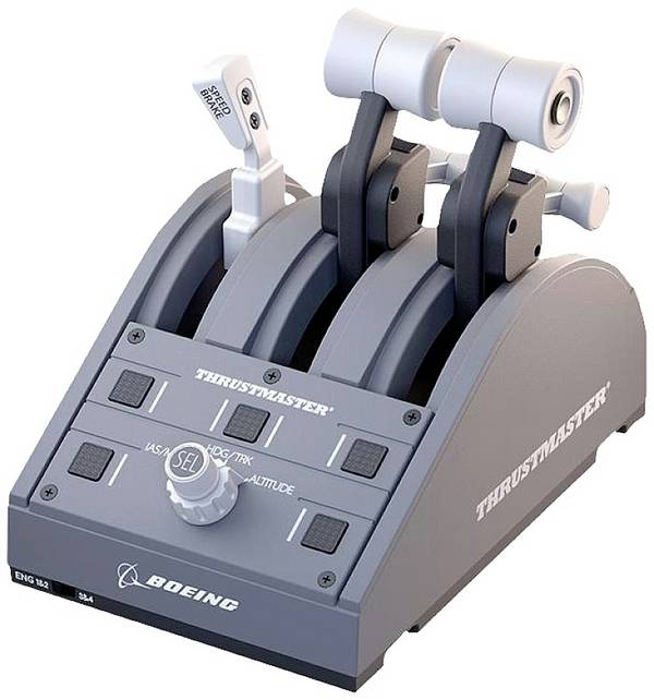 Thrustmaster TCA Quadrant Boeing Edition Vliegsimulator controller USB PC, Xbox One, Xbox One S, Xbox Series X Zwart
