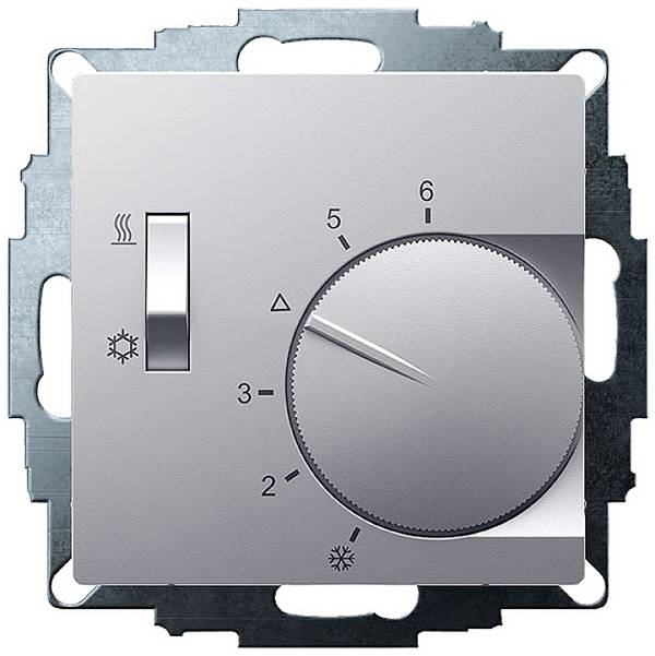 Eberle UTE 1770-Alu-55 Kamerthermostaat Inbouw (in muur)  5 tot 30 °C