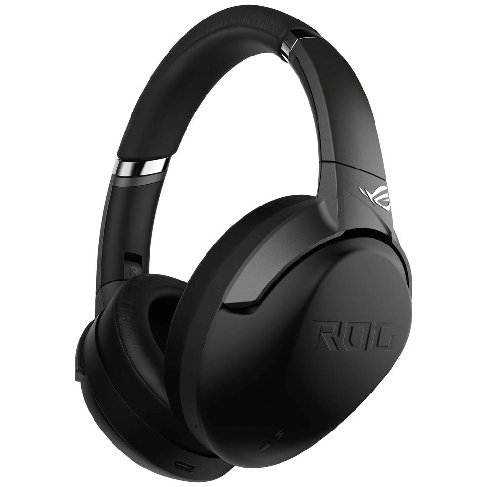 Asus ROG Strix Go BT Over Ear headset Gamen Bluetooth 7.1 Surround Zwart Noise Cancelling Volumeregeling, Microfoon uitschakelbaar (mute)
