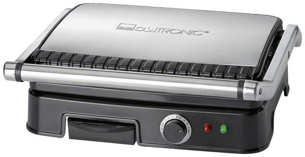 Clatronic KG 3487 Contactgrill Elektrisch   Zwart, RVS