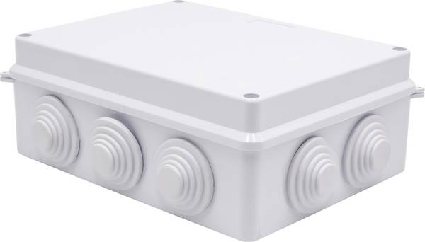 TRU COMPONENTS TC-RA 200x155x80 TC-10239056 Installatiebehuizing ABS kunststof Wit 1 stuk(s)
