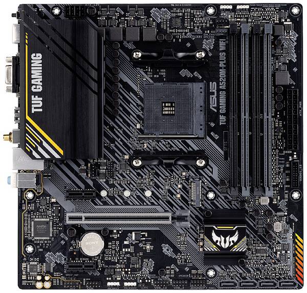 Asus TUF GAMING A520M-PLUS WIFI Moederbord Socket AMD AM4 Vormfactor ATX Moederbord chipset AMD® A520