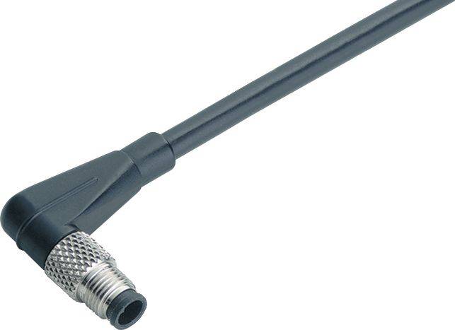Rechthoekige siliconen sensorstekker met geribbelde metalen behuizing, ideaal voor het verbinden van elektrische componenten.