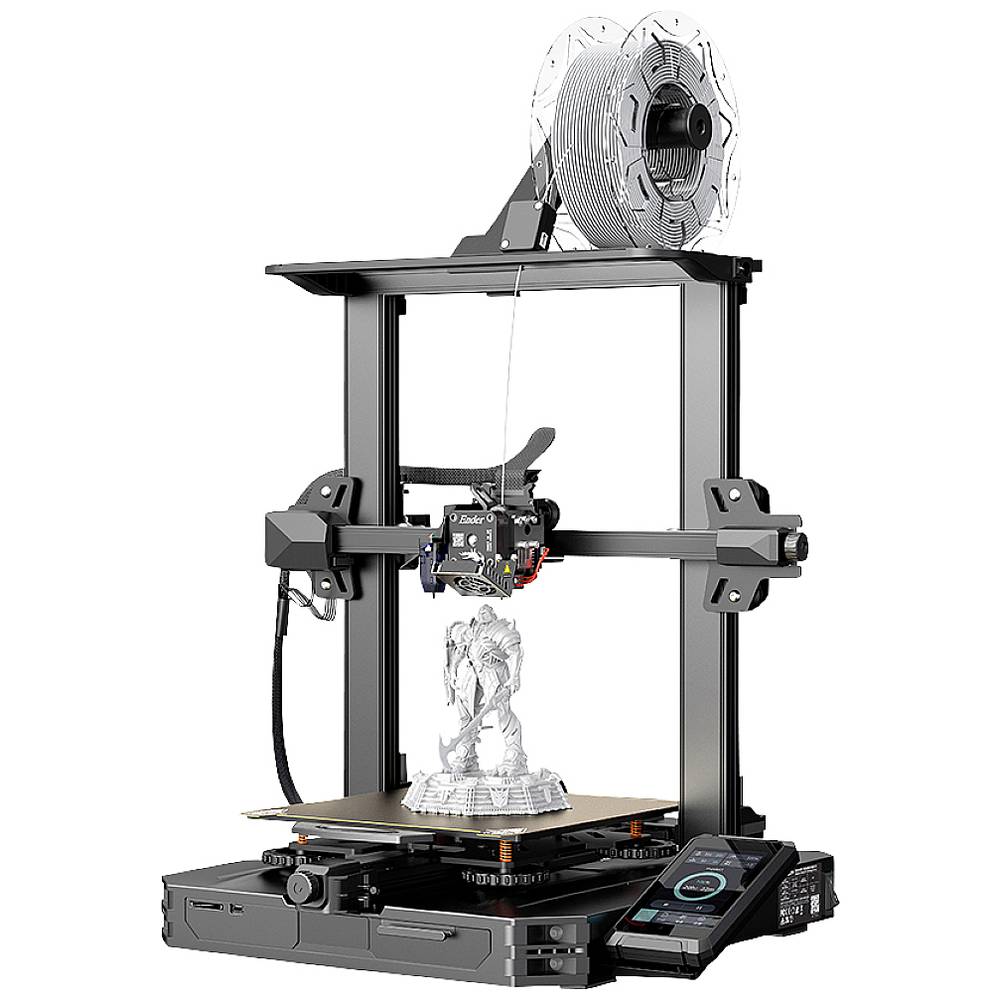 Creality Ender 3 S1 Pro 3D Printer Dual Gear Extruder CR-Touch Nivellering LED 220x220x270mm