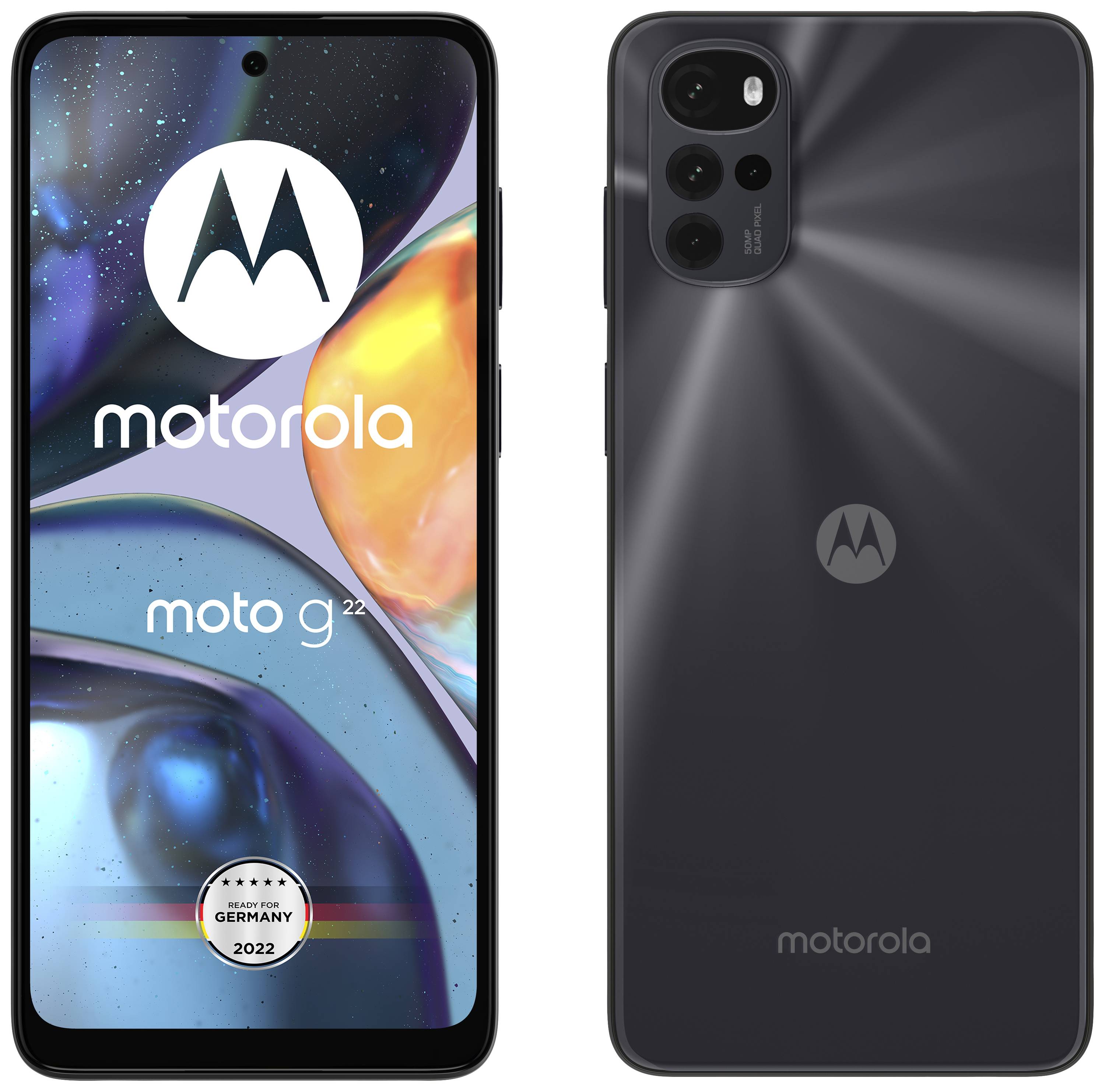 Motorola moto g22 Smartphone 64 GB 16.5 cm (6.5 inch) Zwart Android 12 Dual-SIM ? Electronic