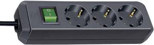 Conrad Brennenstuhl 1152300400 Stekkerdoos Zwart Randaarde stekker 1 stuk(s) aanbieding