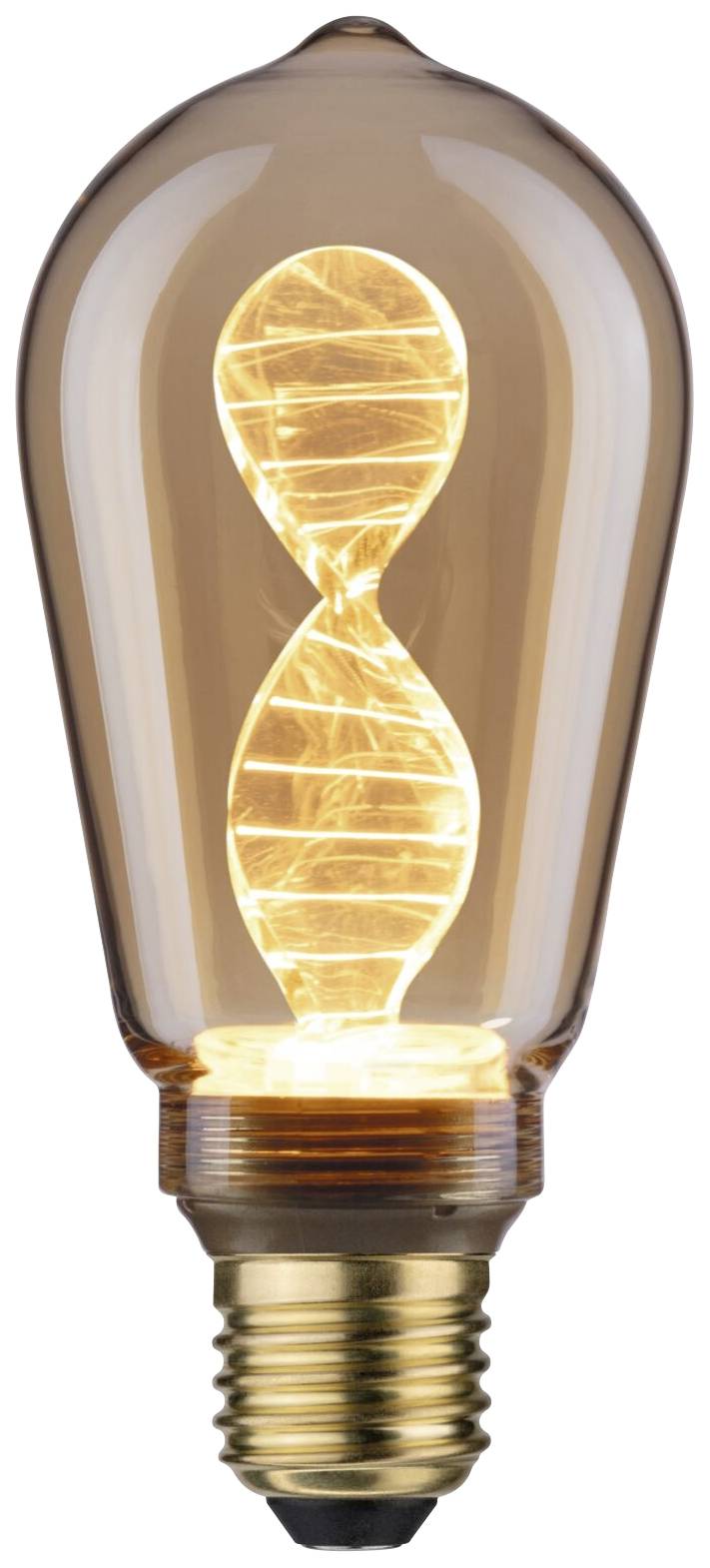 Paulmann 28885 LED-lamp E27 Speciale vorm 3.5 W = 19 W Goud (Ø x h) 64 mm x 142 mm 1 stuk(s)