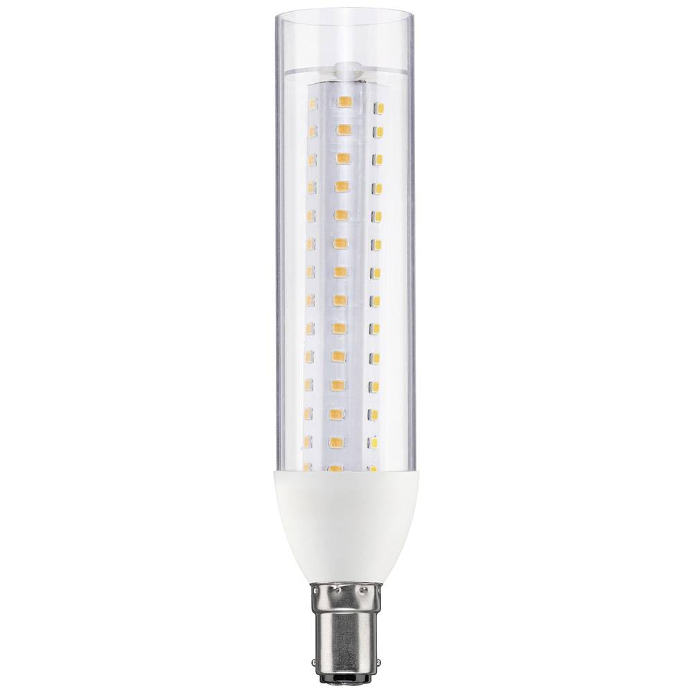 Paulmann 28890 LED-lamp Energielabel E (A - G) B15d Buis 9.5 W = 75 W Warmwit (Ø x h) 36 mm x 165 mm 1 stuk(s)