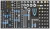 HAZET Dopsleutelset | 1/4 inch (6,3 mm) vierkant hol, 1/2 inch (12,5 mm) vierkant hol, 1/4 inch (6,3 mm) zeskant