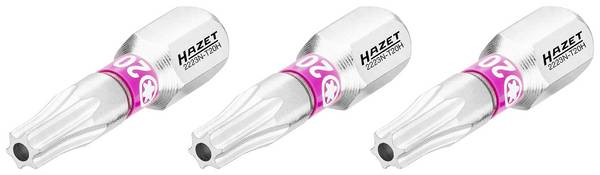 Hazet 2223N-T20H/3 2223N-T20H/3 Torx-bit Aandrijving: 1/4" (6,3 mm) Uitvoering: TX TB 20 25 mm