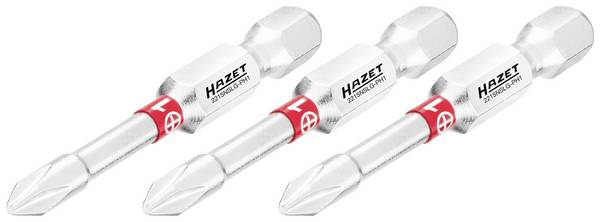 Hazet 2215NSLG-PH1/3 2215NSLG-PH1/3 Kruis-bit Aandrijving: 1/4" (6,3 mm) Uitvoering: Kruiskop Phillips 1 50 mm