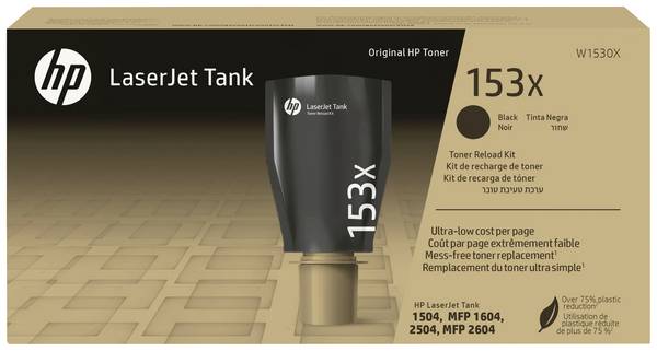 HP Toner 153X Origineel  Zwart 5000 bladzijden W1530X