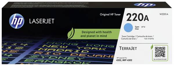 HP Toner 220A Origineel  Cyaan 1800 bladzijden W2201A
