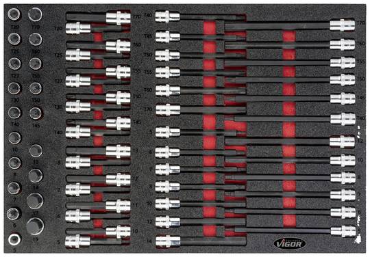 Vigor V4727 V4727 Schroevendraaierbitset