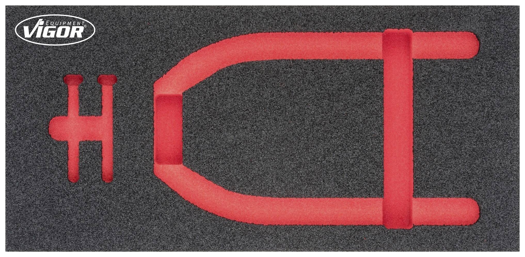 Vigor V4917-L V4917-L Plukschuiminlegstuk (l x b) 393 mm x 188 mm