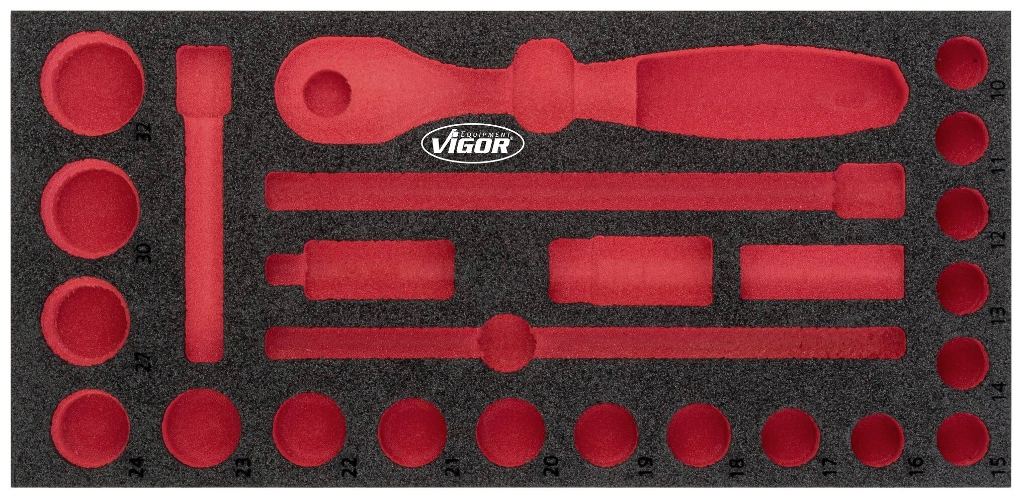 Vigor V4975-L V4975-L Plukschuiminlegstuk (l x b) 393 mm x 188 mm