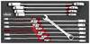 Vigor V4987 V4987 Steek-ringratelsleutelset Sleutelbreedte (metrisch) 8 - 19 mm
