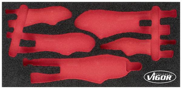 Vigor V5004-L V5004-L Plukschuiminlegstuk  (l x b) 393 mm x 188 mm