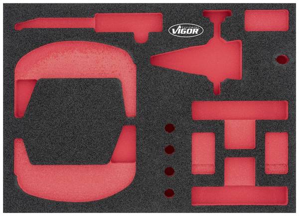Vigor V7261-L V7261-L Plukschuiminlegstuk  (l x b) 393 mm x 282 mm