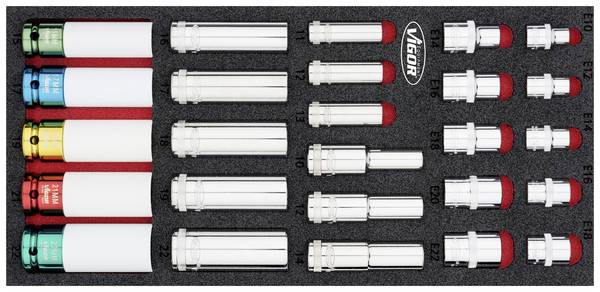 Vigor V7323 V7323 Dopsleutelset