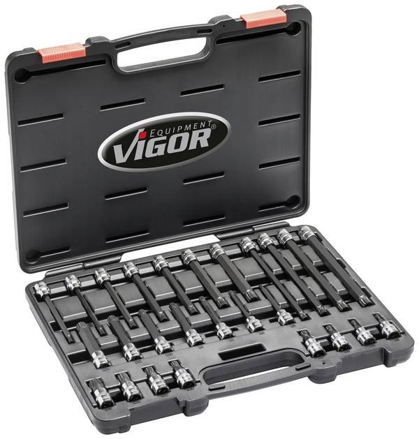 Vigor V6018 V6018 Schroevendraaierbitset Metrisch