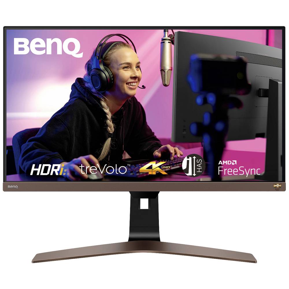 BenQ EW2880U LED-monitor Energielabel G (A - G) 71.1 cm (28 inch) 3840 x 2160 Pixel 16:9 5 ms Hoofdtelefoon (3.5 mm jackplug), HDMI, DisplayPort, USB-C® IPS LED