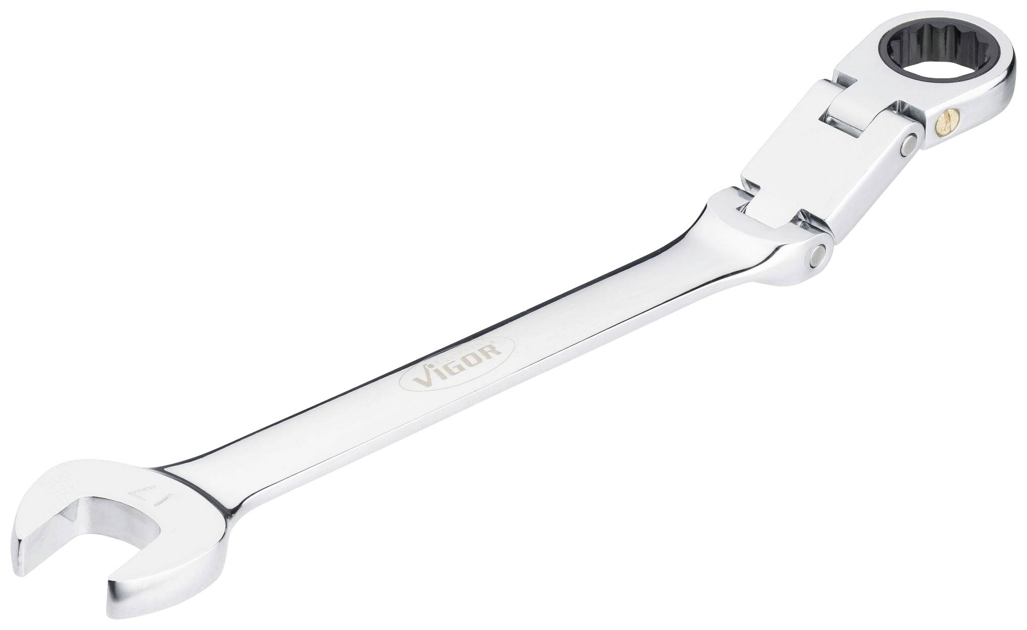Vigor V6752-17 V6752-17 Ringratelsteeksleutel met scharnier Sleutelbreedte (metrisch) 17 mm