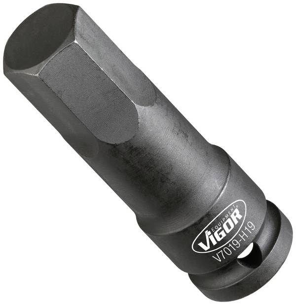 Vigor V7019-H19 V7019-H19 Inbus Slagadapter  19 mm 1/2" 19 mm   1/2" (12,5 mm)