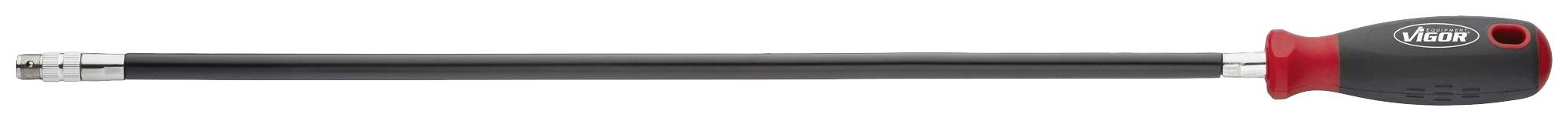 Schwinn-fietspomp met een lange, zwarte slang en rode handgreep. Ideaal voor het oppompen van fietsbanden.