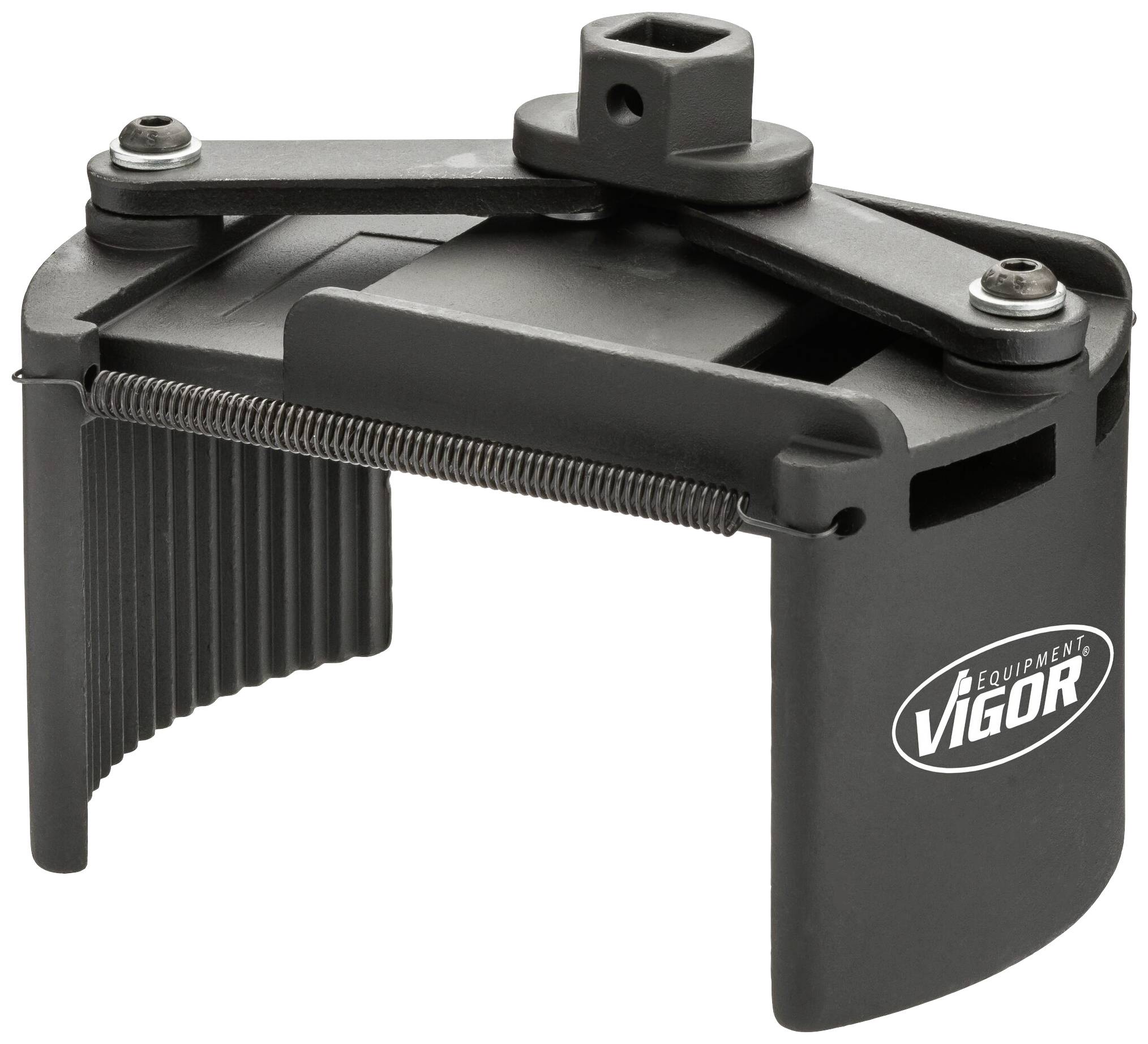 'VIGOR Equipment' Trekker uit metaal, geschikt voor het verwijderen van bougies. Zwarte grijper met hefboommechanisme.