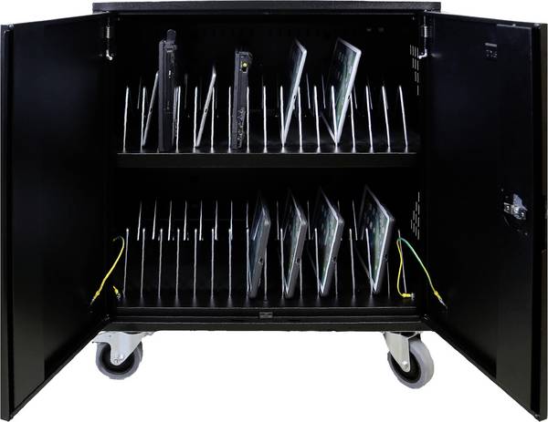 Leba Innovation NoteCart Flex 24 Laad- en managementsysteem Wagen Laptops, Chromebooks, Tablets, iPads