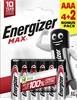 Energizer Max AAA batterij (potlood) Alkaline 1.5 V 6 stuk(s)