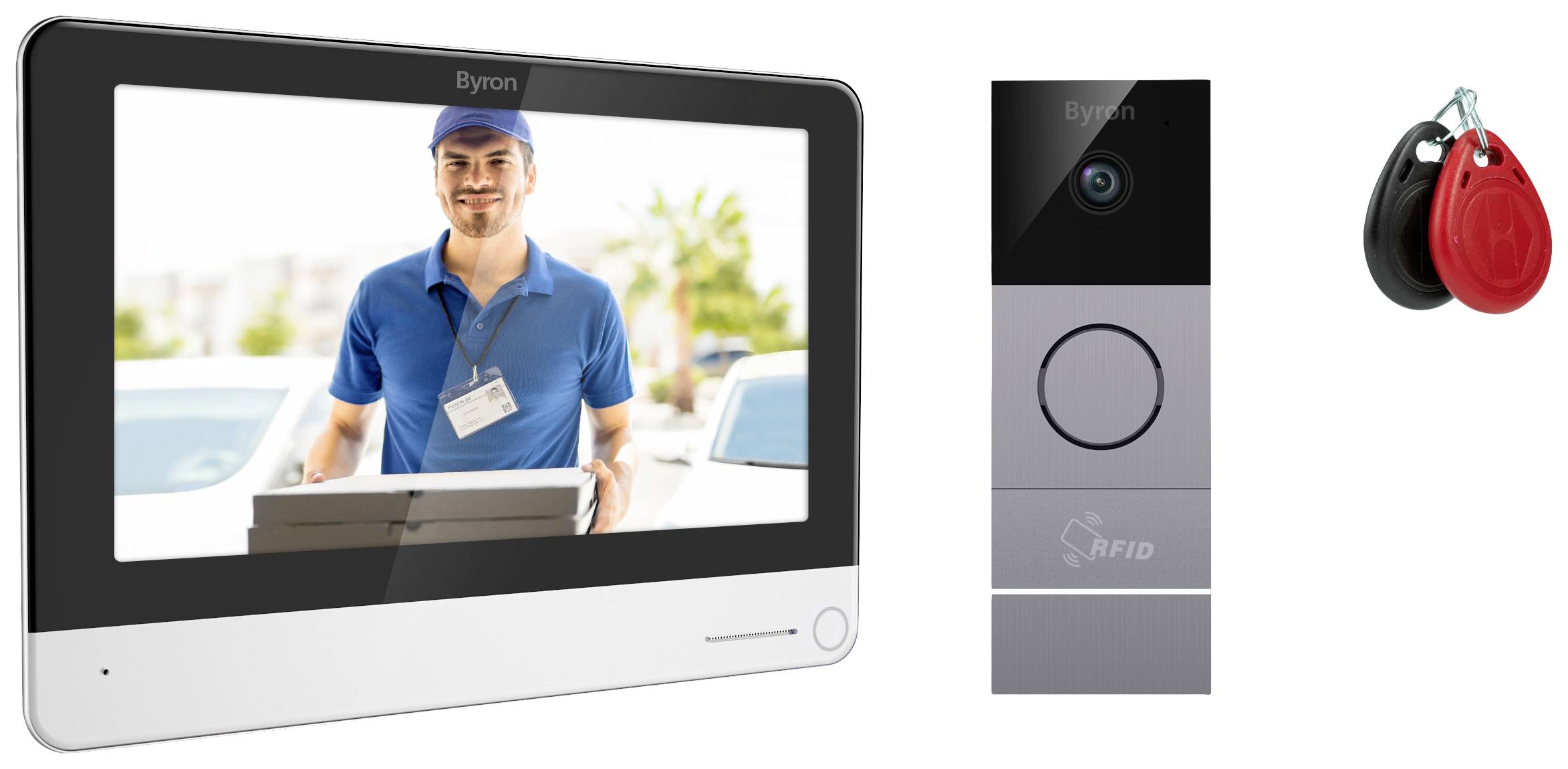 Byron DIC-23312 Complete set voor Video-deurintercom WiFi-0