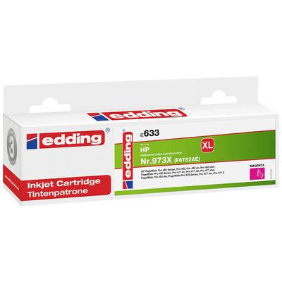 Edding Cartridge vervangt HP 973X (F6T82AE) Compatibel  Magenta EDD-633 18-633