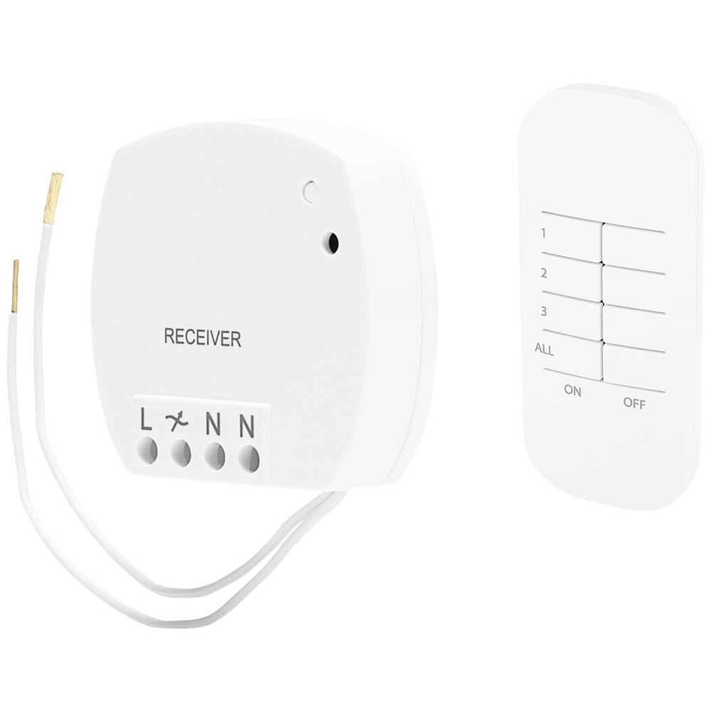 Smartwares SH4-99560 Draadloze Inbouwdimmer set – incl. afstandsbediening – Plug & Connect – Max 100 W