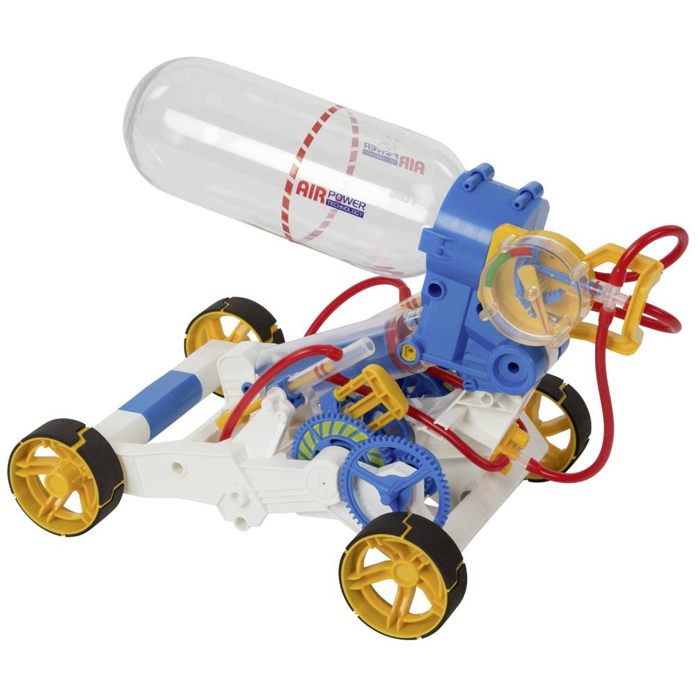 Velleman Educatieve Robot bouwkit, Bouwkit Auto Met Luchtmotor (KSR16) Speelgoedrobot, STEM Constructiespeelgoed