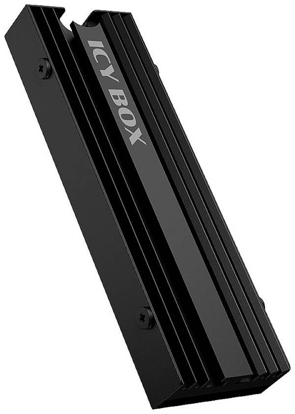 ICY BOX IB-M2HS-PS5, M.2 Kühlkörper für PS5, passt für M.2 SSD 22x80 mm, 10 mm Bauhöhe M.2 SSD-koeler