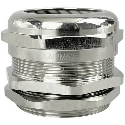 Metalen kabelwartel van glanzend staal, cilindrische vorm, voor kabeldoorvoeren in industriële toepassingen.