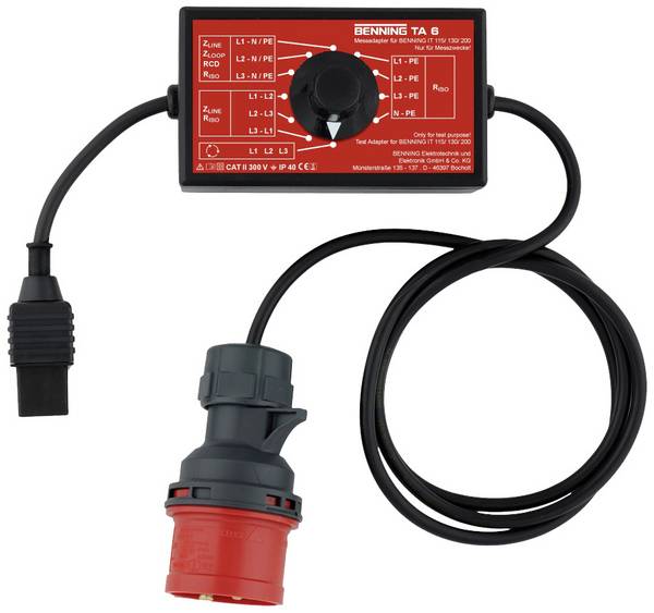 Benning 044168 TA 6 Meetadapter   1 stuk(s)