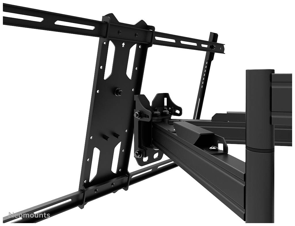 Draaibare tv-beugel van metaal, geschikt voor wandmontage. Geschikt voor flatscreens, met verstelbare armen en kantelfunctie.