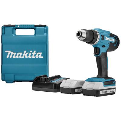 Abstractie automaat raket Makita DF488DWAE Accu-schroefboormachine 18 V 2.0 Ah Li-ion Incl. 2 accu's,  Incl. lader, Incl. koffer kopen ? Conrad Electronic
