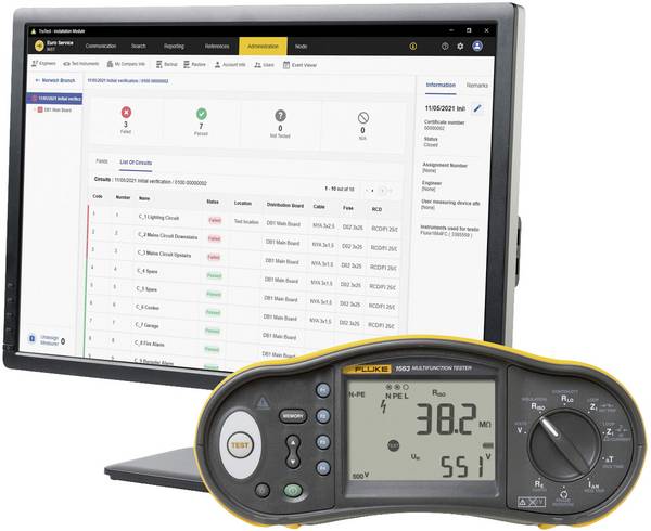 Fluke FLUKE 1663 CH KIT Installatietesterset