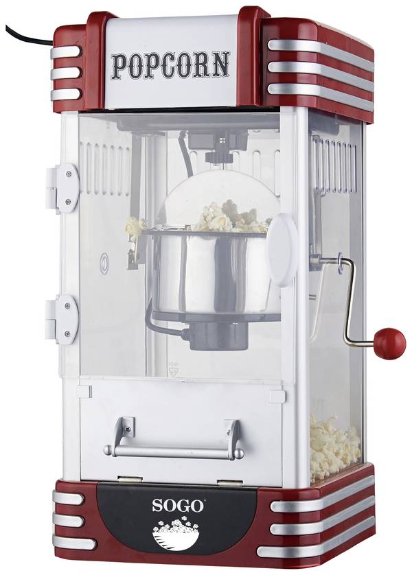 SOGO Human Technology  PAL-SS-11350 Popcornmaker Zilver-rood